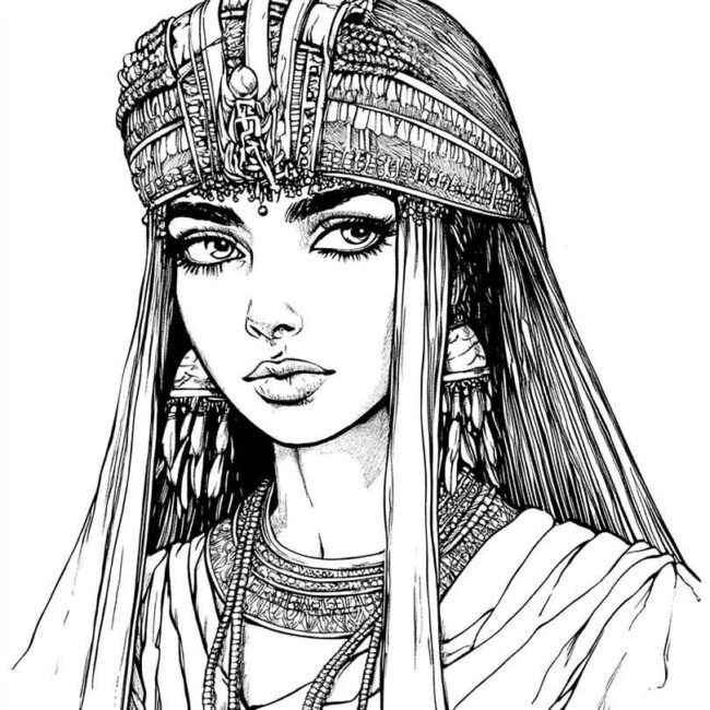 desenhos de Cleopatra para colorir png 21 desenhos de Cleopatra para colorir png 21