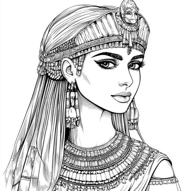 desenhos de Cleopatra para colorir png 18 desenhos de Cleopatra para colorir png 18