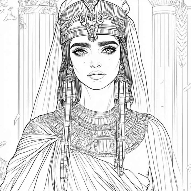 desenhos de Cleopatra para colorir png 10 desenhos de Cleopatra para colorir png 10