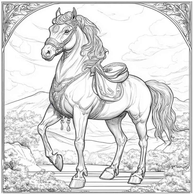 centauro para colorir 8