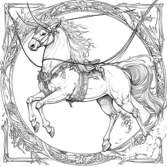 centauro para colorir 16