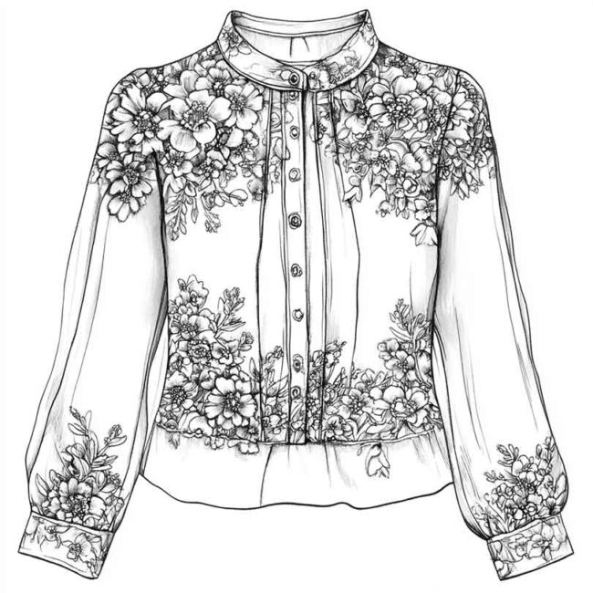 blusa para colorir png 9