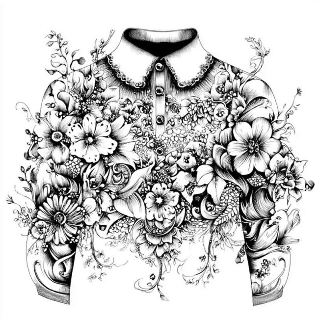 blusa para colorir png 5