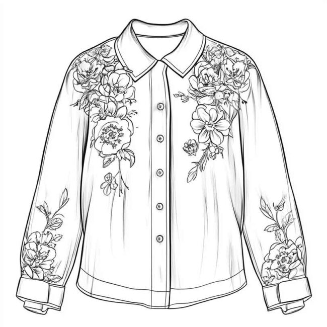 blusa para colorir png 38