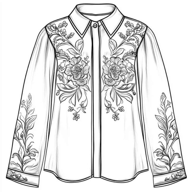 blusa para colorir png 25