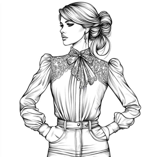 blusa para colorir png 32
