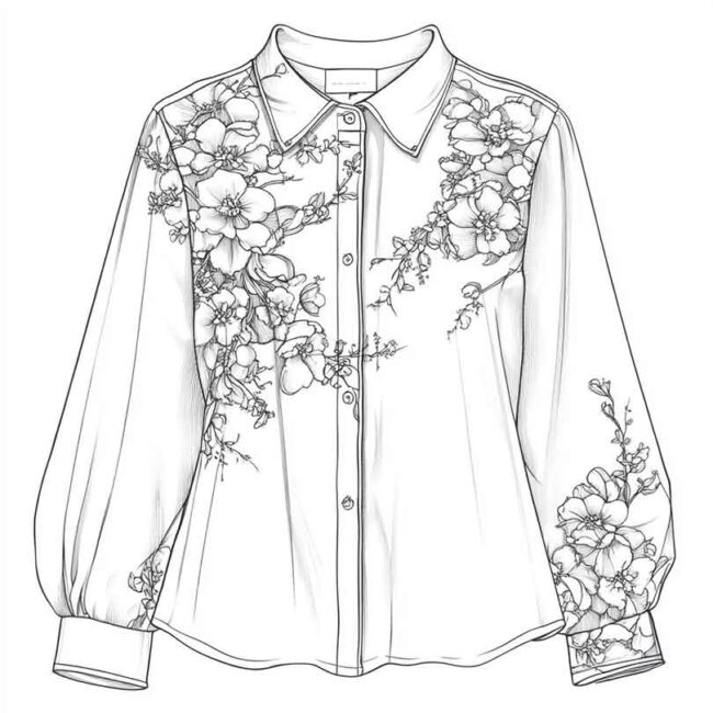 blusa para colorir png 36