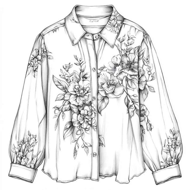 blusa para colorir png 12