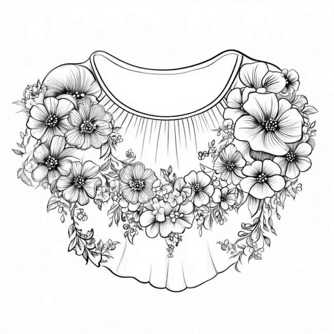 blusa para colorir png 16