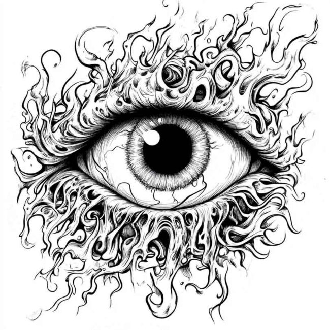 olho de fantasma para colorir 10 olho de fantasma para colorir 10