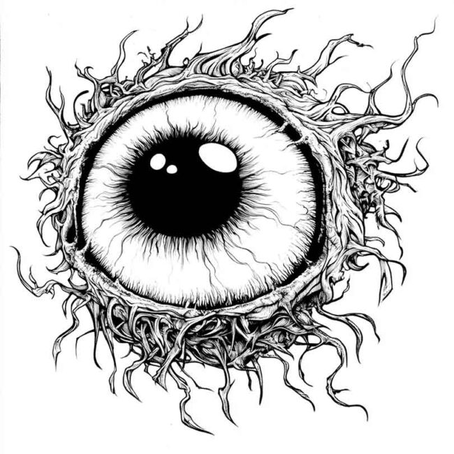 olho de fantasma para colorir 15 olho de fantasma para colorir 15