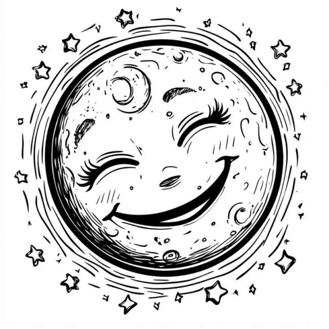 emoji de lua cheia 18