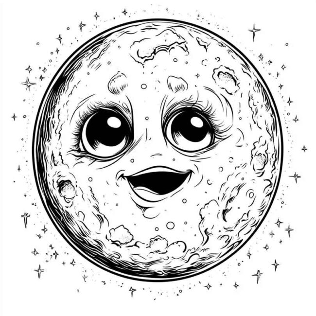 emoji de lua cheia 6