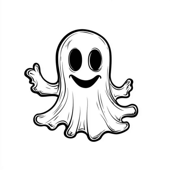 emoji de fantasma para colorir png 18
