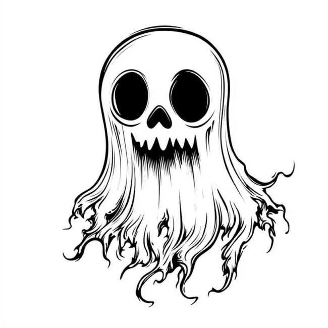 emoji de fantasma para colorir png 17