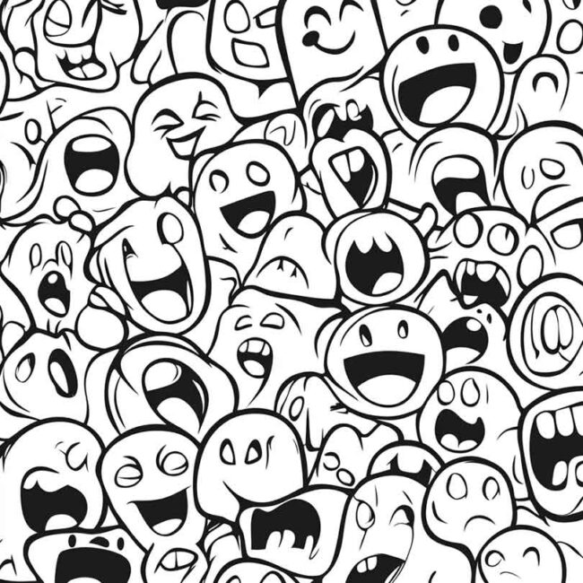 emoji de fantasma para colorir png 21
