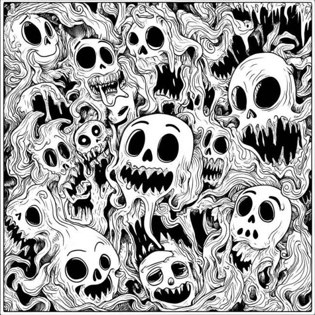 emoji de fantasma para colorir png 19