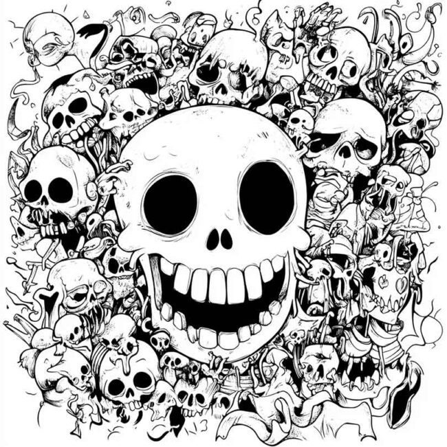 emoji de fantasma para colorir png 1