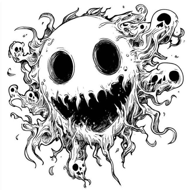 emoji de fantasma para colorir png 13