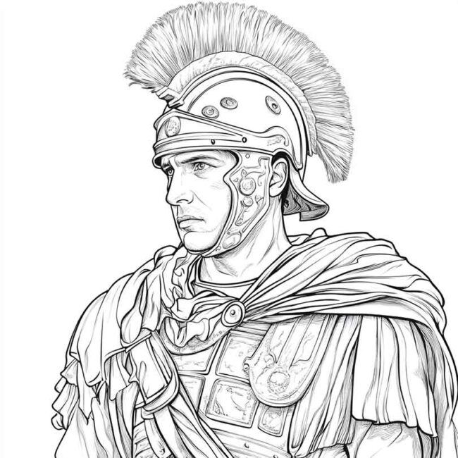 soldados romanos para colorir 14