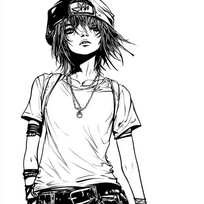 roupas emo para colorir 51