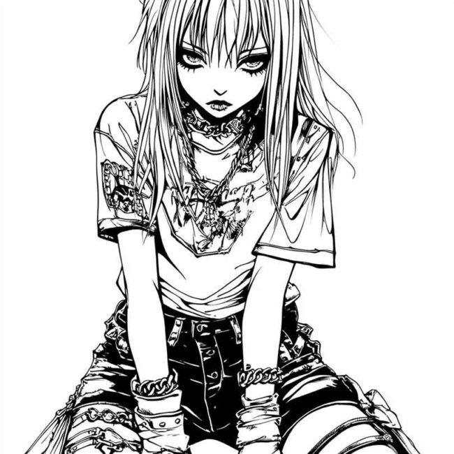 roupas emo para colorir 57