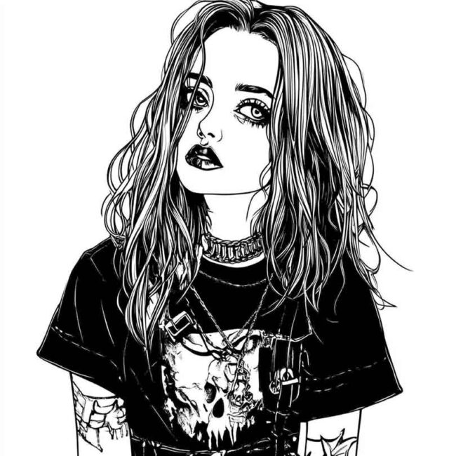 roupas emo para colorir 54