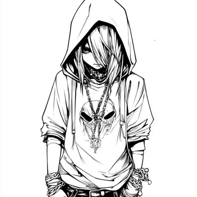roupas emo para colorir 44