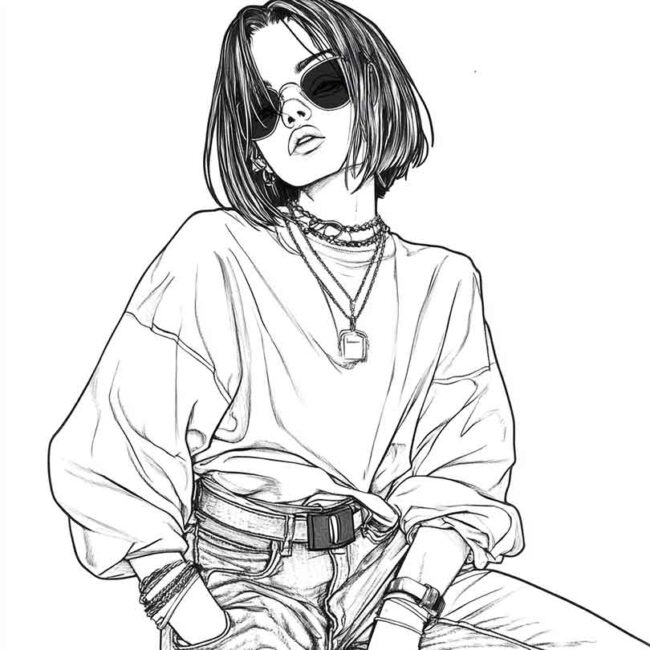 roupas emo para colorir 35