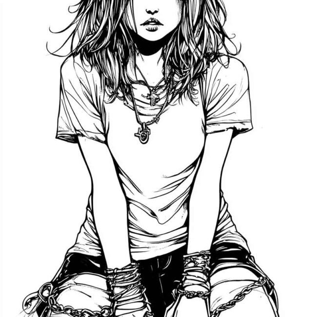 roupas emo para colorir 37