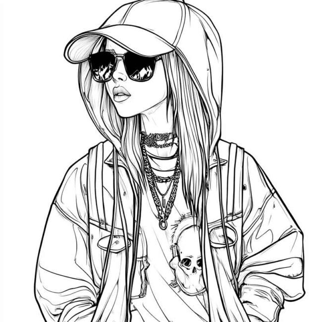 roupas emo para colorir 33
