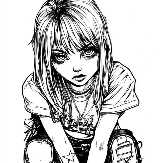 roupas emo para colorir 29