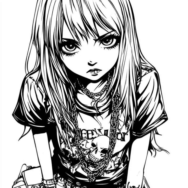 roupas emo para colorir 22
