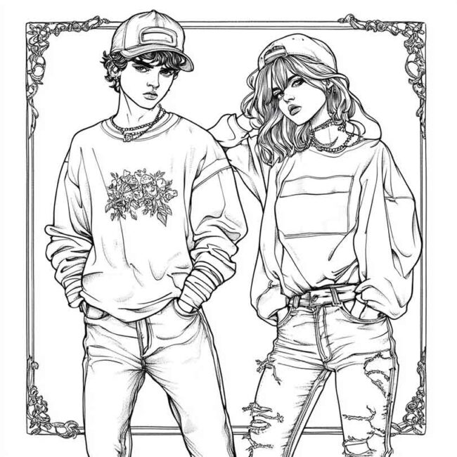 roupas emo para colorir 10