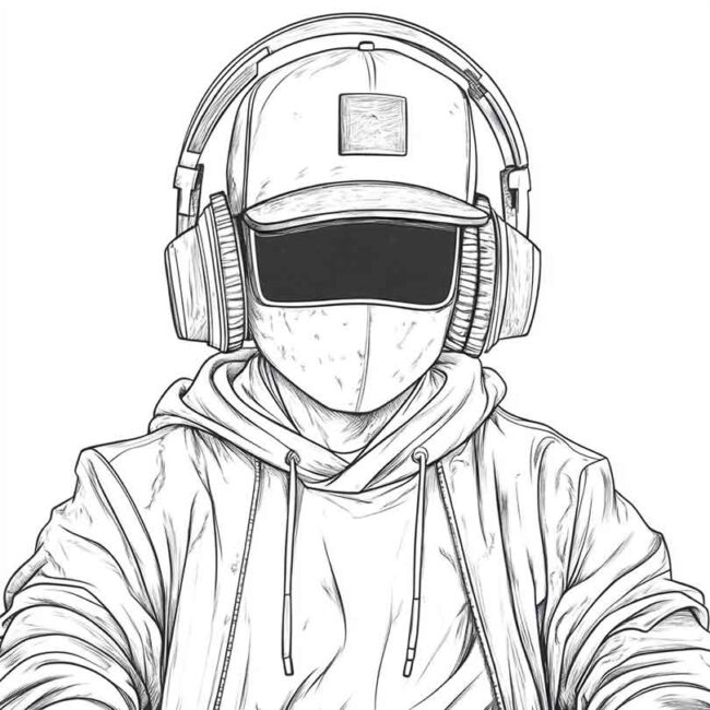 dj marshmello para colorir 18 dj marshmello para colorir 18