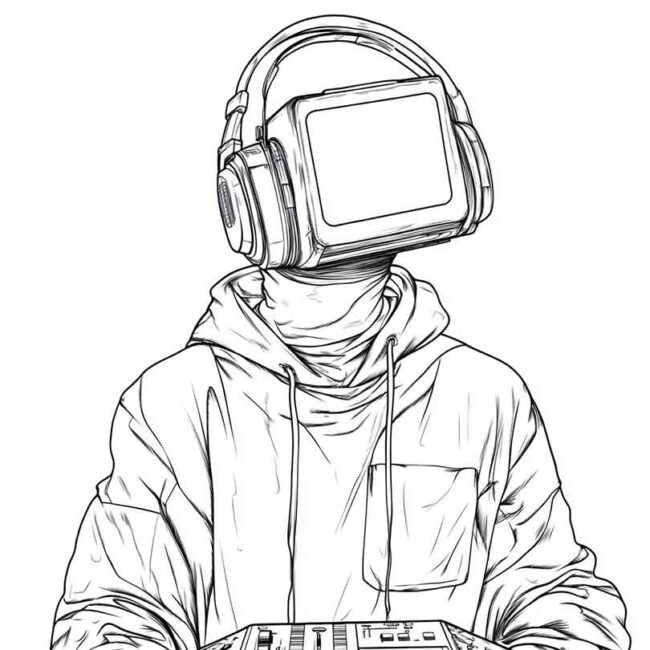 dj marshmello para colorir 31 dj marshmello para colorir 31