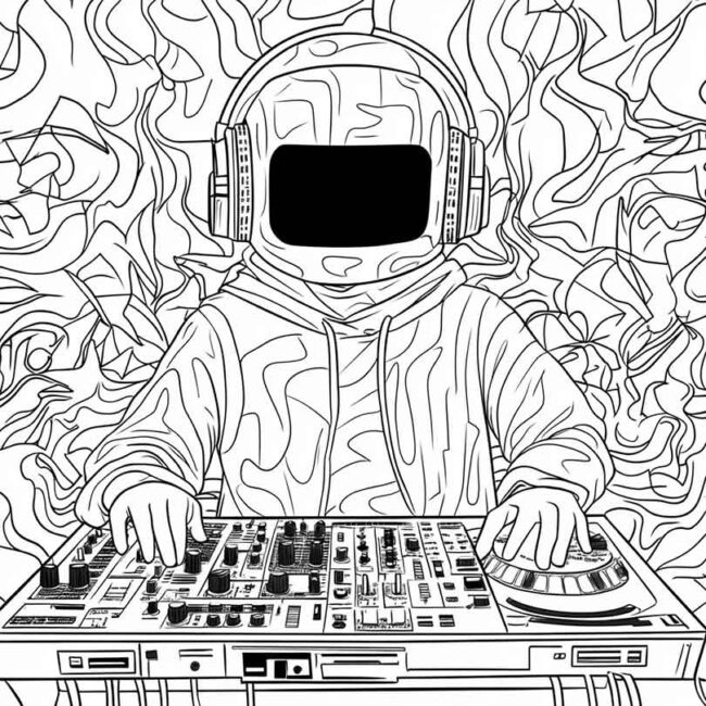 dj marshmello para colorir 5 dj marshmello para colorir 5