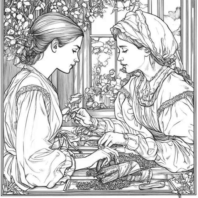 mulheres trabalhando para colorir 6 mulheres trabalhando para colorir 6