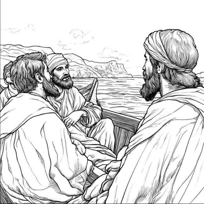 discipulos de jesus para colorir png 26