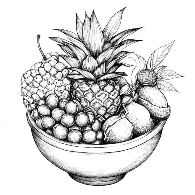 acai para colorir 9