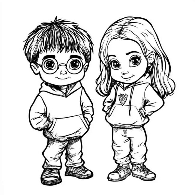 Roupa de Bebe do Harry Potter para colorir 8 Roupa de Bebe do Harry Potter para colorir 8