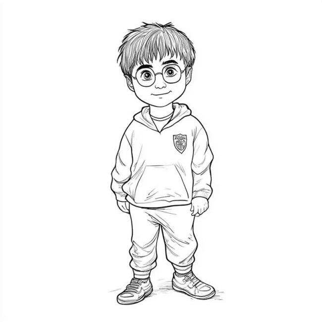 Roupa de Bebe do Harry Potter para colorir 44 Roupa de Bebe do Harry Potter para colorir 44