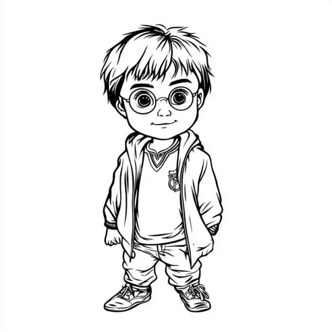 Roupa de Bebe do Harry Potter para colorir 47 Roupa de Bebe do Harry Potter para colorir 47