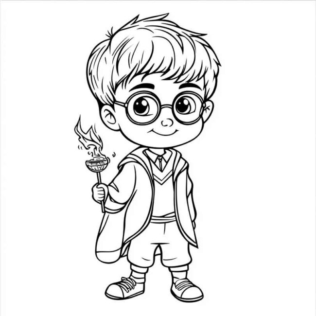 Roupa de Bebe do Harry Potter para colorir 42 Roupa de Bebe do Harry Potter para colorir 42