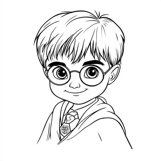 Roupa de Bebe do Harry Potter para colorir 37 Roupa de Bebe do Harry Potter para colorir 37