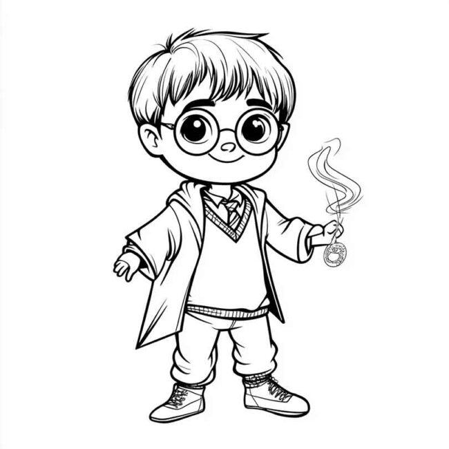 Roupa de Bebe do Harry Potter para colorir 39 Roupa de Bebe do Harry Potter para colorir 39