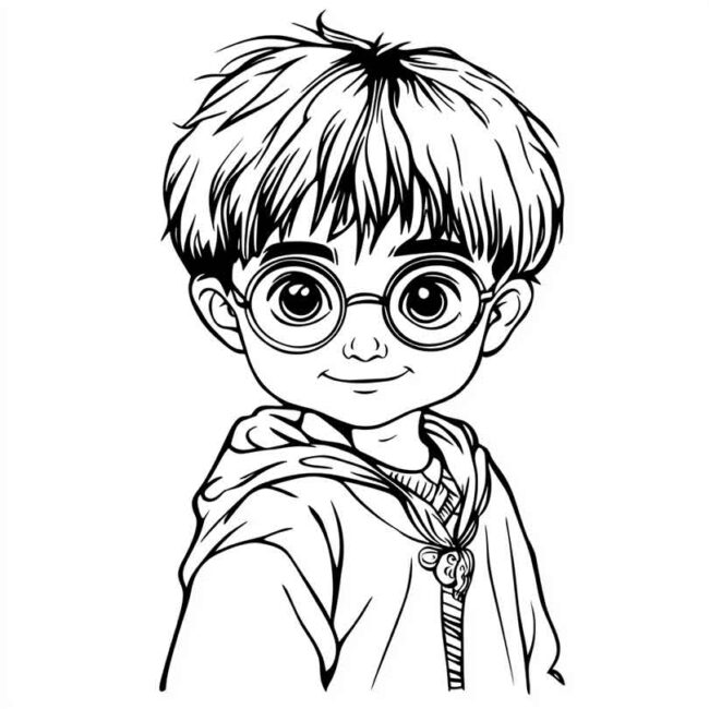 Roupa de Bebe do Harry Potter para colorir 28 Roupa de Bebe do Harry Potter para colorir 28