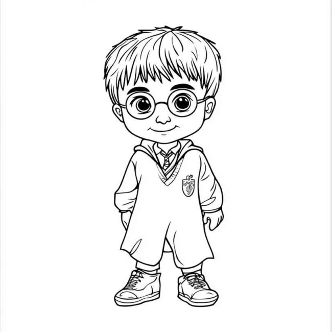 Roupa de Bebe do Harry Potter para colorir 46 Roupa de Bebe do Harry Potter para colorir 46