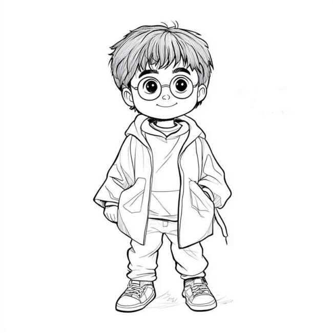 Roupa de Bebe do Harry Potter para colorir 34 Roupa de Bebe do Harry Potter para colorir 34