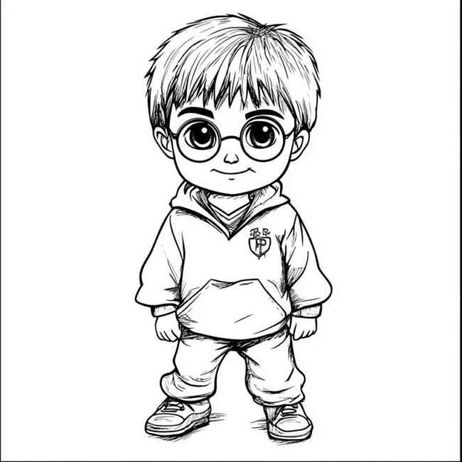 Roupa de Bebe do Harry Potter para colorir 24 Roupa de Bebe do Harry Potter para colorir 24
